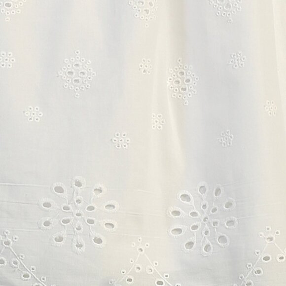 Sizes 10 & 12 - Girls White First Communion Dress w/ Cotton Eyelet (179) - Picture 5 of 5